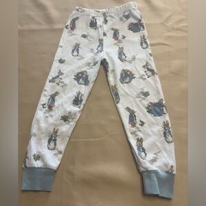 Pottery Barn Kids Pajama PANTS ONLY Peter Rabbit Toddler Size 3T Organic Cotton